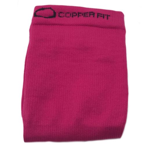 Підтримуючі компресійні гетри Copper Fit Calf Compression Sleeves, облягаючі гольфи з фіксацією литок, Бандаж для підтримки гомілки рожеві