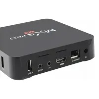 Смарт приставка для телевізора з пультом Ultra MXQ PRO 4K 1GB / 8GB, медіаплеєр Android 7.1, Цифрова ТВ приставка з вбудованим WiFi модулем Чорна
