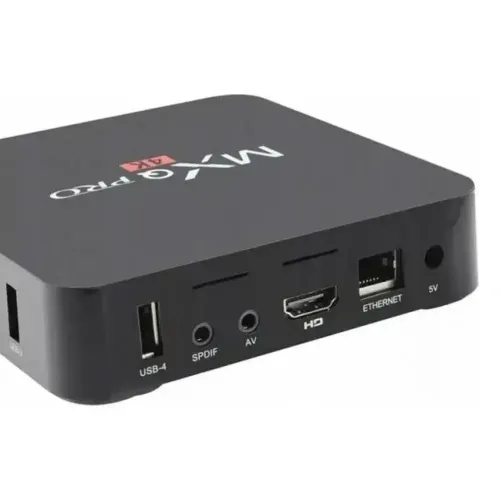 Смарт приставка для телевізора з пультом Ultra MXQ PRO 4K 1GB / 8GB, медіаплеєр Android 7.1, Цифрова ТВ приставка з вбудованим WiFi модулем Чорна