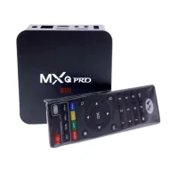Смарт приставка для телевізора з пультом Ultra MXQ PRO 4K 1GB / 8GB, медіаплеєр Android 7.1, Цифрова ТВ приставка з вбудованим WiFi модулем Чорна