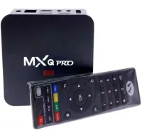 Смарт приставка для телевізора з пультом Ultra MXQ PRO 4K 2GB / 16GB, медіаплеєр Android 7.1, Цифрова ТВ приставка з вбудованим WiFi модулем Чорна