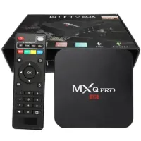 Смарт приставка для телевізора з пультом Ultra MXQ PRO 4K 1GB / 8GB, медіаплеєр Android 7.1, Цифрова ТВ приставка з вбудованим WiFi модулем Чорна