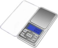 Кишенькові ювелірні електронні ваги 0,01-500 гр Domotec MS-1728A з LCD-дисплеєм, портативні компактні цифрові ваги з підсвічуванням 500гр