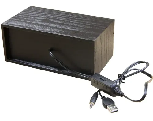 Універсальна комп'ютерна USB колонка Robot RS130 Desktop 5W, Універсальні колонки динаміки для комп'ютера і ноутбука, Акустика для ПК 90172 Чорна