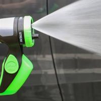 Універсальний пістолет-розпилювач Spray Water Gun 4в1, Насадка пістолет розпилювач на шланг з відсіком для піни і миючих засобів, Водомет для машини