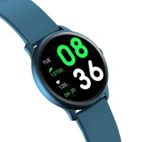 Наручний Смарт годинник Smart Watch Kw19 Blue 44mm C вимірюванням тиску і фітнес трекером розумні Bluetooth годинник з тонометром і пульсометром сині