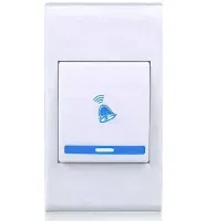 Бездротовий Дверний дзвінок музичний Luckarm RT-8620 32 мелодії на батарейках, приймач передавач з цифровим управлінням для будинку від батарейок