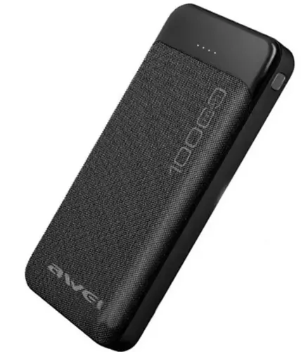 Зарядний пристрій УМБ Power Bank Awei P37k 10000 mAh 2xUSB, Портативна батарея повербанк зовнішній акумулятор зарядка з індикаторами для телефону