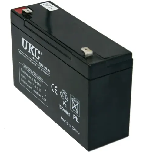 Герметичний акумулятор BATTERY UKC 6V 12A свинцево кислотна акумуляторна батарея