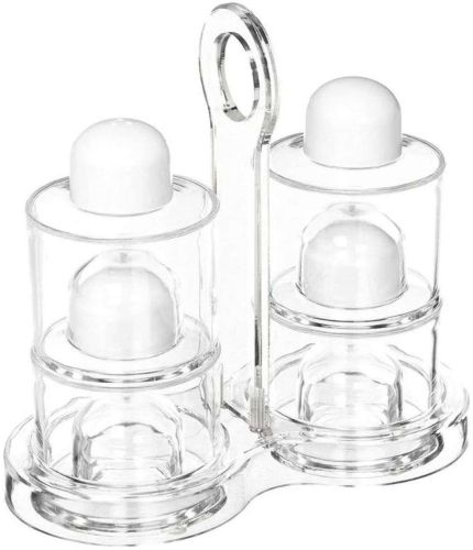 Настільний набір для спецій Spice Jar. O. V. S. P. stack Dispenser set органайзер для зберігання олії, оцту, перцю і солі на 4 ємності з підставкою