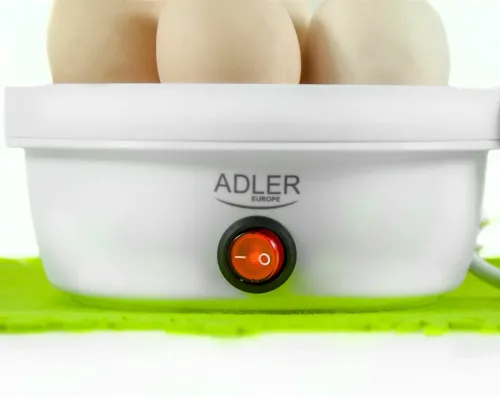 Электрическая яйцеварка для приготовления 7 яиц на пару Adler AD-4459 360W, Мини аппарат пароварка для варки яиц 360Вт с автовыключением от сети