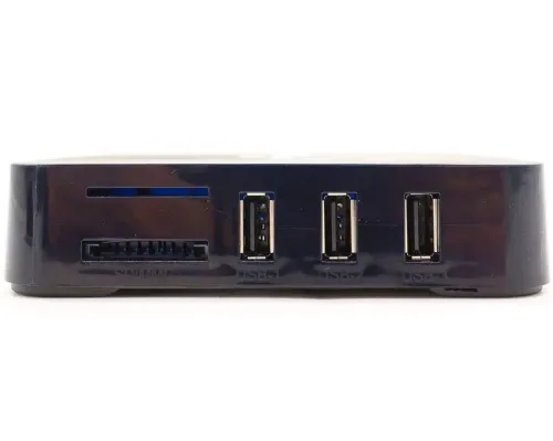 Цифрова смарт ТВ приставка для телевізора з пультом Ultra MXQ PRO 4K 4GB/32GB, Медіаплеєр Android 11.1 5G TV з вбудованим WiFi модулем Чорна