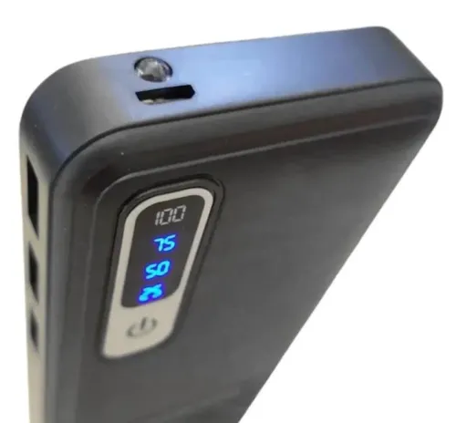 Зарядний пристрій УМБ Power Bank Smart Tech UN-3103 20000 mAh 2xUSB, Портативна батарея повербанк зовнішній акумулятор зарядка телефону з ліхтариком