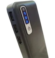 Зарядний пристрій УМБ Power Bank Smart Tech UN-3103 20000 mAh 2xUSB, Портативна батарея повербанк зовнішній акумулятор зарядка телефону з ліхтариком