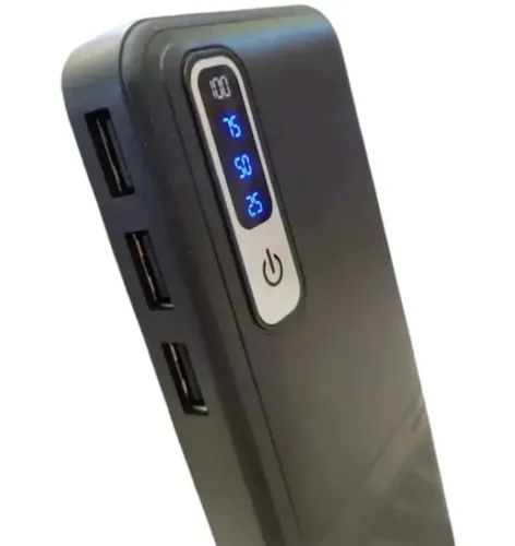 Зарядний пристрій УМБ Power Bank Smart Tech UN-3103 20000 mAh 2xUSB, Портативна батарея повербанк зовнішній акумулятор зарядка телефону з ліхтариком