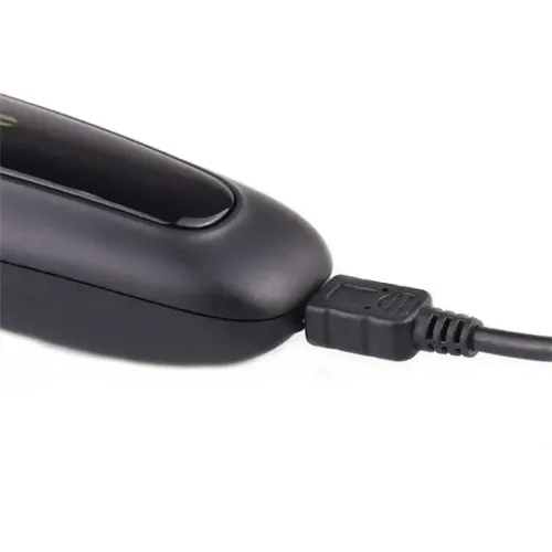 Беспроводная аккумуляторная окантовочная машинка USB VGR V-015 для стрижки усов и бороды, Аккумуляторный портативный триммер бритва для мужчин Черная