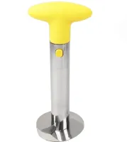 Кухонний ніж для нарізки серцевини ананаса кільцями PineАpple Peeler, Слайсер для різання очищення ананасів слайсами Ананасорезка з нержавіючої сталі