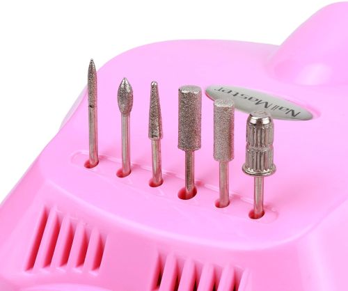 Фрезер для манікюру і педикюру Beauty Nail Dm - 202 35000 об/хв апарат для обробки нігтів з насадками 6 в 1 манікюрний апаратний набір з фрезами