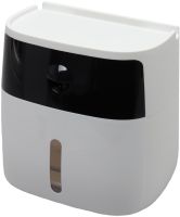 Тримач для туалетного паперу Holder Ecoco TDF-34 підвісний настінний органайзер для зберігання серветок, пластикова підставка, полиця для телефону