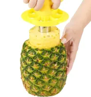 Кухонний ніж для нарізки серцевини ананаса кільцями PineАpple Peeler, Слайсер для різання очищення ананасів слайсами Ананасорезка з нержавіючої сталі