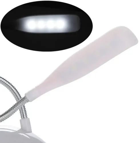 Настольная светодиодная гибкая лампа LED Desk Light X-7188 на батарейках, Беспроводной настольный мини светильник с механическим выключателем BL-7188