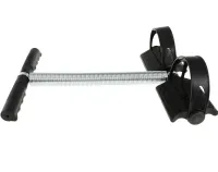 Пружинний еспандер Tummy Trimmer L1013 для м'язів рук, живота і спини з кріпленням для ніг, спортивний тренажер Тамі Тример для зміцнення тіла Чорний