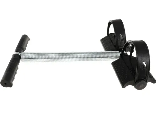Пружинний еспандер Tummy Trimmer L1013 для м'язів рук, живота і спини з кріпленням для ніг, спортивний тренажер Тамі Тример для зміцнення тіла Чорний