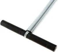 Пружинний еспандер Tummy Trimmer L1013 для м'язів рук, живота і спини з кріпленням для ніг, спортивний тренажер Тамі Тример для зміцнення тіла Чорний