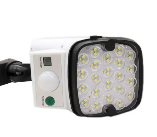 Уличный светодиодный фонарь муляж в виде камеры Solar Light JLP-2177 с датчиком движения на солнечной батарее Мини камера обманка лампа с пультом ДУ