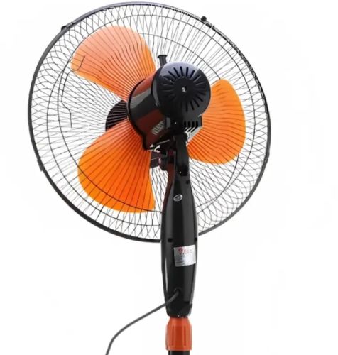 Напольный вентилятор Domotec MS-1619 40 см stand fan 16" дюймов 40W оранжевый Домотек Orange на телескопической ножке с поворотом и наклоном