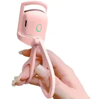 Аккумуляторные щипцы зажим Eye lashes machine MK018 для завивки ресниц, Электрический подкручиватель кёрлер от USB с подогревом 2 режима Розовый