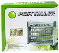 Електрична Світлодіодна лампа пастка Pest Killer BK-L4 для літаючих комах 4W, знищувач комарів і мух MAG-759 4Вт від мережі Білий