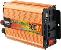 Автомобільний інвертор UKC SSK 24V-220V 500W авто перетворювач напруги струму від прикурювача та акумулятора, зарядний із захистом від перегріву