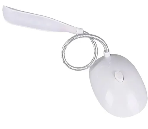 Настольная светодиодная гибкая лампа LED Desk Light X-7188 на батарейках, Беспроводной настольный мини светильник с механическим выключателем BL-7188