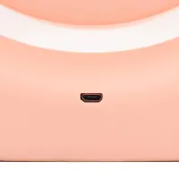 Настільне кругле Косметичне дзеркало Mirror Lamp YT-M513 з LED підсвічуванням і збільшенням для макіяжу, збільшувальне дзеркало на підставці Рожеве