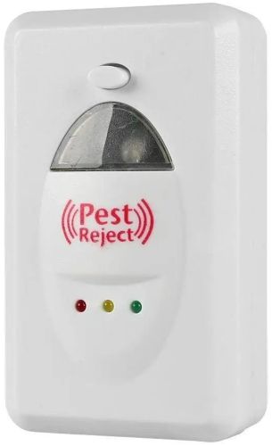 Ультразвуковой отпугиватель насекомых и грызунов Pest Reject Aid электромагнитное устройство для уничтожения мышей тараканов комаров прибор в розетку