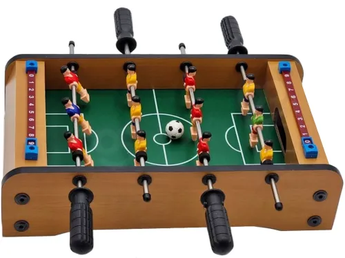 Настольная детская игра футбол Football Champions 2218 по 6 игроков в команде со счетчиком голов, Настольный набор 12 игроков на двоих для детей