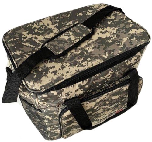 Туристична термосумка Cooling Bag на 32 літри для продуктів напоїв, Похідний термо бокс холодильник 38x25x33см на плече для пікніка Піксельний, Похідний термо бокс холодильник 38x25x33см на плече