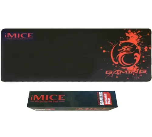 Игровой компьютерный коврик iMICE PD-03 30x80x0.4 см для клавиатуры и мышки, Игровая поверхность для компьютерной мыши с боковой прошивкой PD03