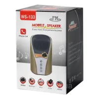 Бездротова Bluetooth колонка SPS WS-133, 800mAh з підтримкою TF карт вбудований програвач, акумуляторна блютуз колонка з mp3 плеєром і радіо