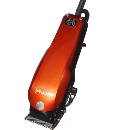 Професійна дротова машинка для стрижки волосся GEMEI GM-1005 4 насадки 15W, Тример GM1005 з поворотним регулятором довжини зі знімними насадками