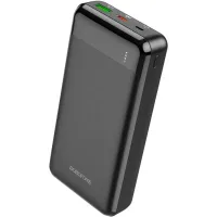 Зовнішній акумулятор повербанк Power Bank Borofone Bj19a 20000mAh PD20W + QC3.0 з швидкою зарядкою, портативний зарядний пристрій батарея 2 виходи