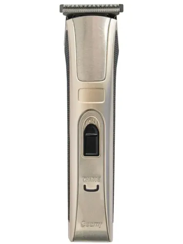 Беспроводная аккумуляторная машинка Gemei GM-657 3W для стрижки волос, Аккумуляторный триммер бритва для окантовки бороды и усов Gemmy Золотистый