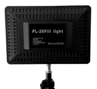 Професійна прямокутна LED лампа Fill Light PL - 26 для студійної фотозйомки, Світлодіодний прожектор для фото і відео з шарнірною головкою