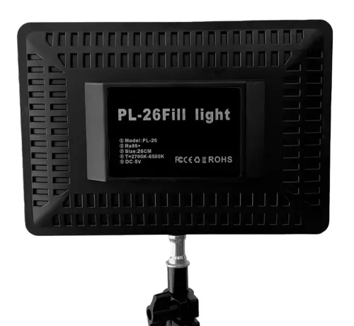 Професійна прямокутна LED лампа Fill Light PL - 26 для студійної фотозйомки, Світлодіодний прожектор для фото і відео з шарнірною головкою