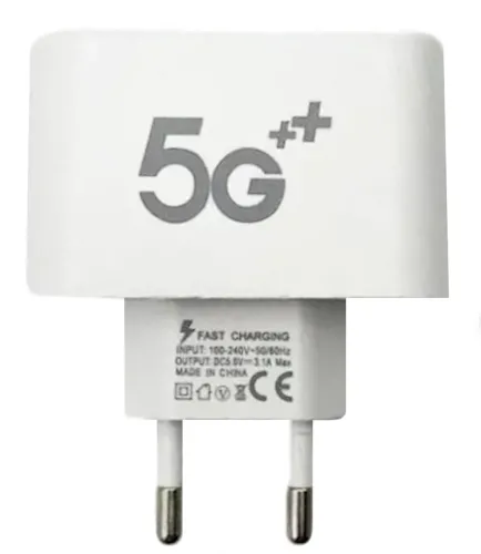 Мережевий зарядний пристрій Travel Charger Adapter 5g на 6 USB портів 3.1 а, зарядний адаптер блок живлення з функцією швидкої зарядки телефону Білий