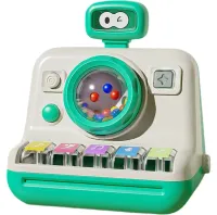 Дитяче іграшкове піаніно Montessori MSS-011 зі світловими і звуковими ефектами, електронний синтезатор Beiyu з імітацією спалаху камери для дітей