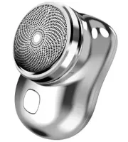Акумуляторна Дорожня електробритва депілятор Mini Shaver P10 XL-510 3W для сухого і вологого гоління, Бездротова роторна USB міні бритва тример
