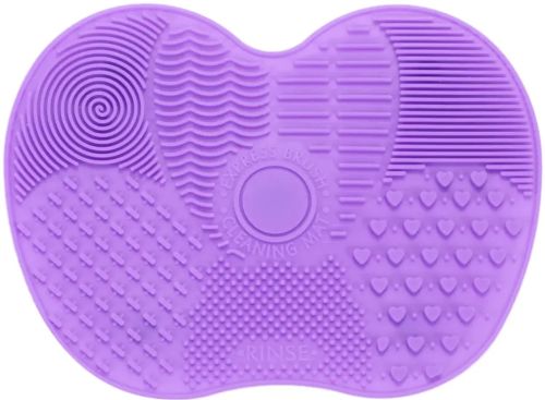 Силіконовий килимок для миття пензликів Brush Spa ручний багаторазовий засіб для очищення макіяжних і косметичних пензлів і щіток для макіяжу