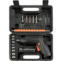 Бездротова акумуляторна викрутка Tools Tuoye Cordless Screw LY-83 47 предметів з насадками Електрична 1800mAh з поворотною рукояткою в кейсі